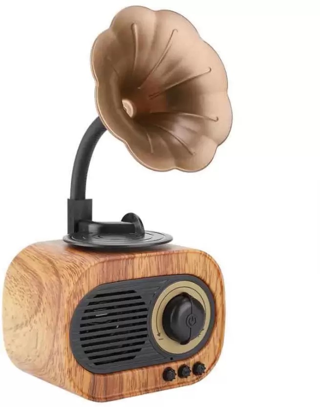 Daudzfunkcionāls retro atskaņotājs radio vintage dizaina radio stilā