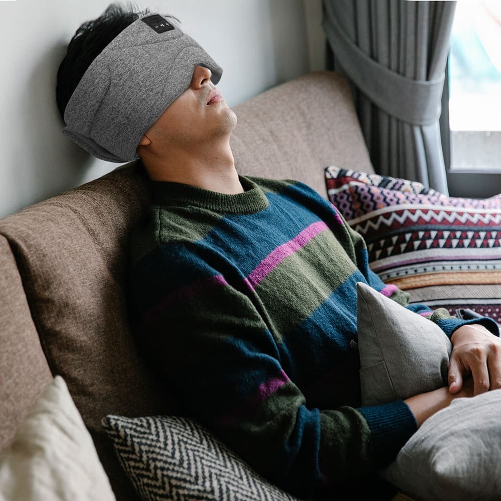 Miega austiņu acu maska pret troksni kvalitatīvam miegam