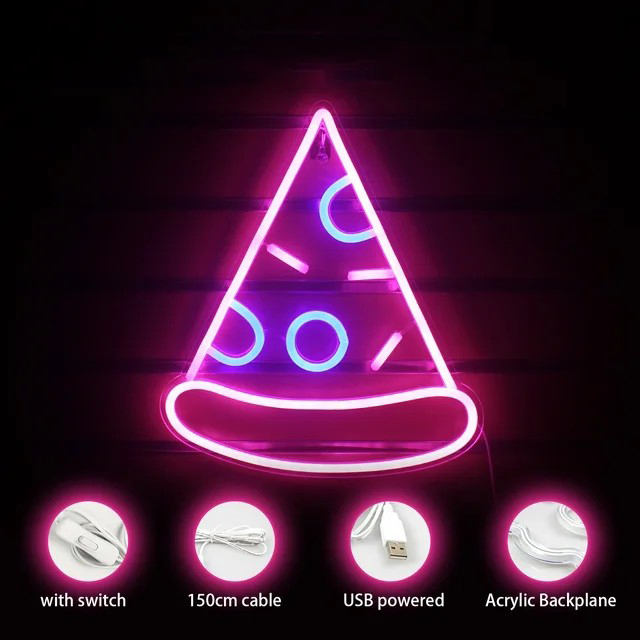 picas led reklāmas izgaismota zīme uz sienas logotipa