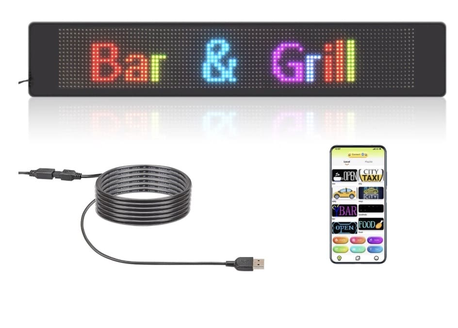 Reklāmas LED RGB plates paneļa elastīga ritināšana automobilim